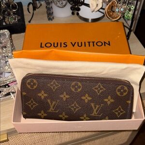 Louis Vuitton Brown Key Holder with Monogram Design